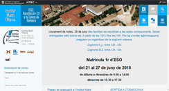 Desktop Screenshot of iesmartilhuma.org